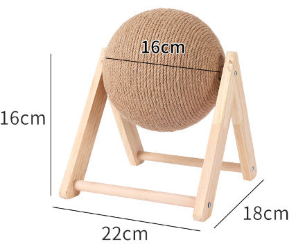 Sisal Scratcher Cat Ball Toy