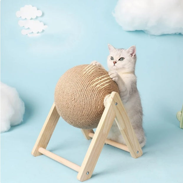 Sisal Scratcher Cat Ball Toy