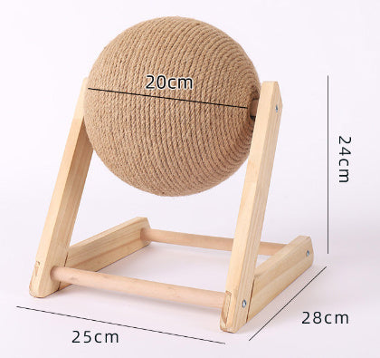 Sisal Scratcher Cat Ball Toy