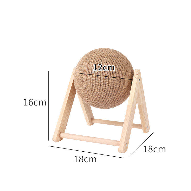 Sisal Scratcher Cat Ball Toy