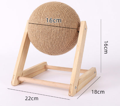 Sisal Scratcher Cat Ball Toy